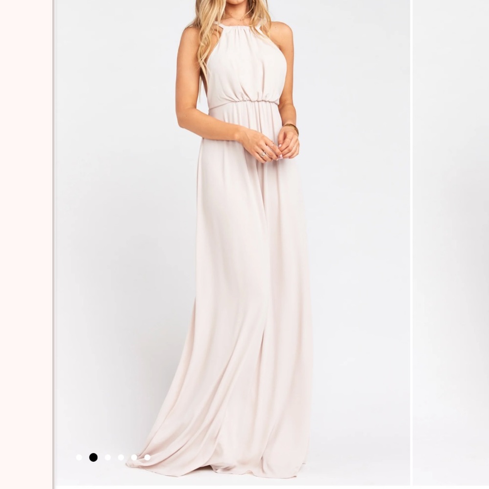 Show Me Your Mumu Amanda Maxi Dress in Crisp